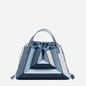 Contrast color stitching handbag niche design underarm women's bag drawstring diagonal cross bag