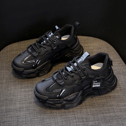 Fashion New Korean Version Ins Thick Soled Shoes Female Students Casual Sports Shoes