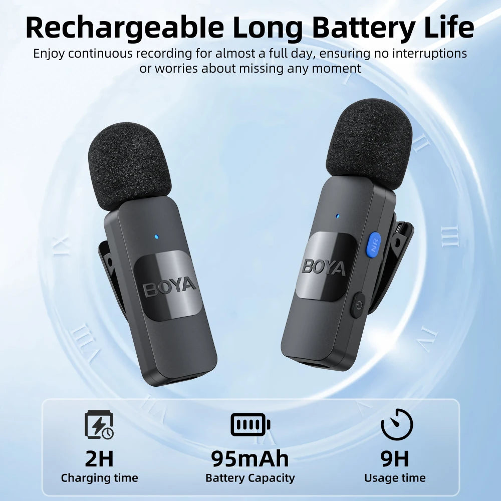 BOYA BY-V Wireless Lavalier Microphone