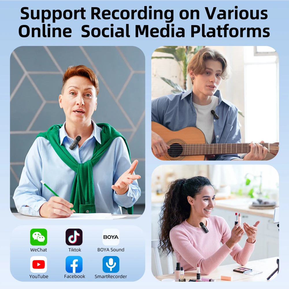 BOYA BY-V Wireless Lavalier Microphone
