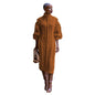 Solid Braid Knitted Casual Long Dress Women Autumn Winter Turtleneck Long Sleeve Side Split Fashion Sweater Dresses Streetwear
