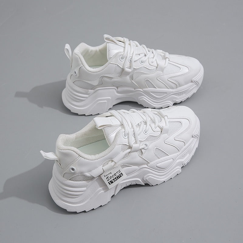 Fashion New Korean Version Ins Thick Soled Shoes Female Students Casual Sports Shoes