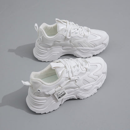 Fashion New Korean Version Ins Thick Soled Shoes Female Students Casual Sports Shoes