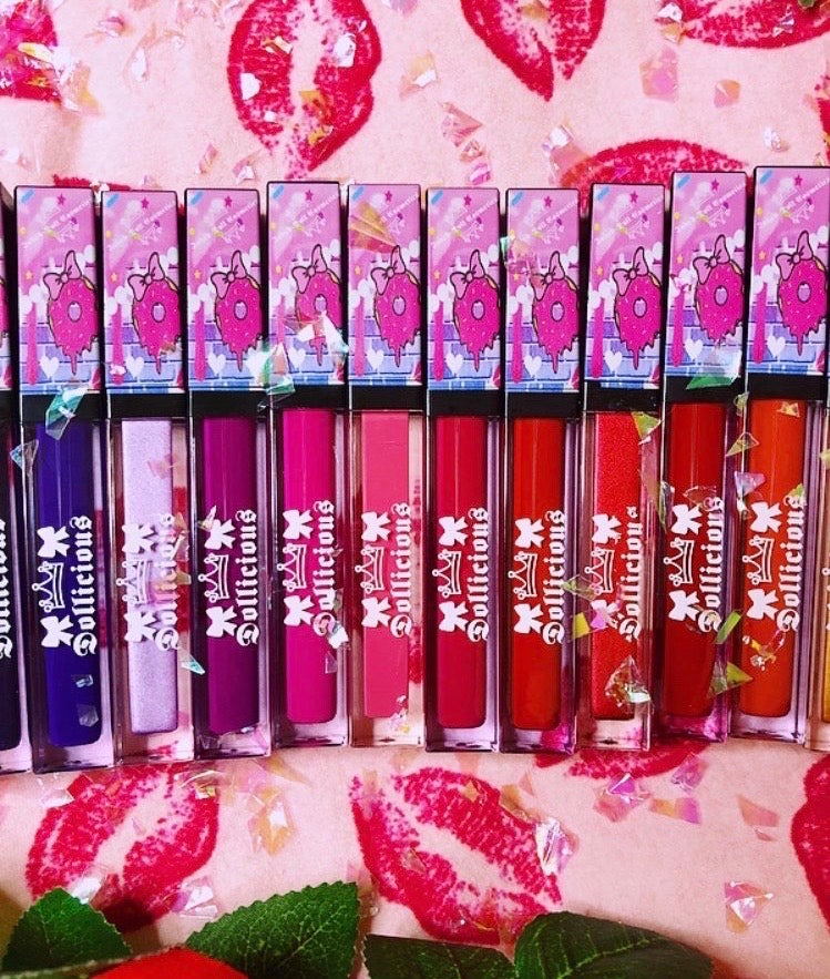 The "PURPLES!!" DOLLICIOUS MATTE Vegan Liquid Lipstick