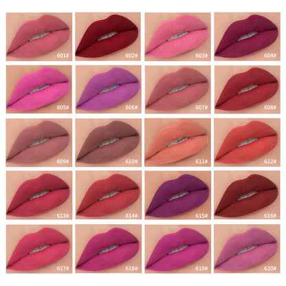 34 Colors Matte Non-Stick Cup Does Not Fade Lip Gloss Matte Liquid Lipstick Makeup
