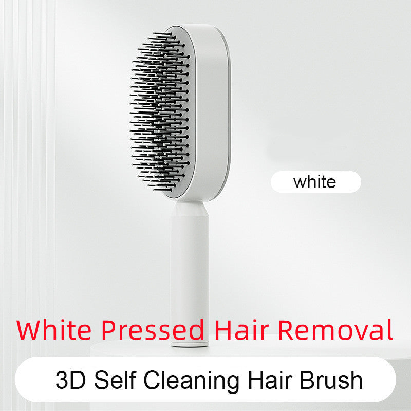 Self Cleaning Hair Brush One-key Airbag Massage