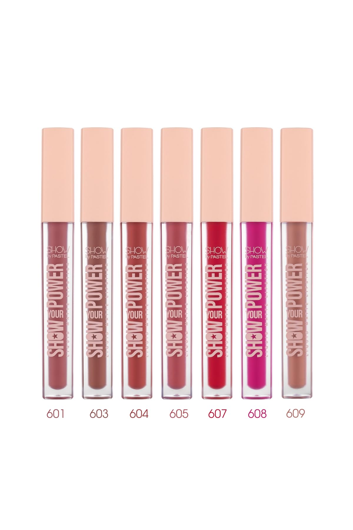 Show by Pastel Liquid Matte Lipstick – Shade 608