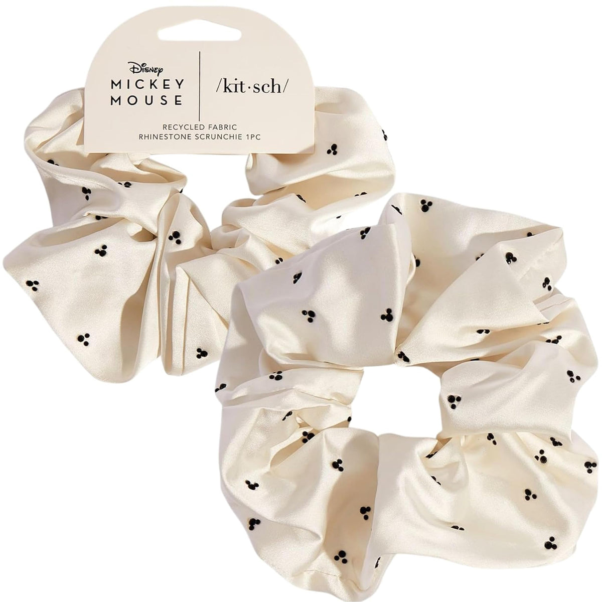 Kitsch Ultra-Petite Satin Scrunchies for Women - No Crease, Frizz-Free Sleep | Softer Than Silk Scrunchies Gentle On Hair Scrunchies for All Hair Types | Stylish Hair Accessories - Eucalyptus, 6pcs