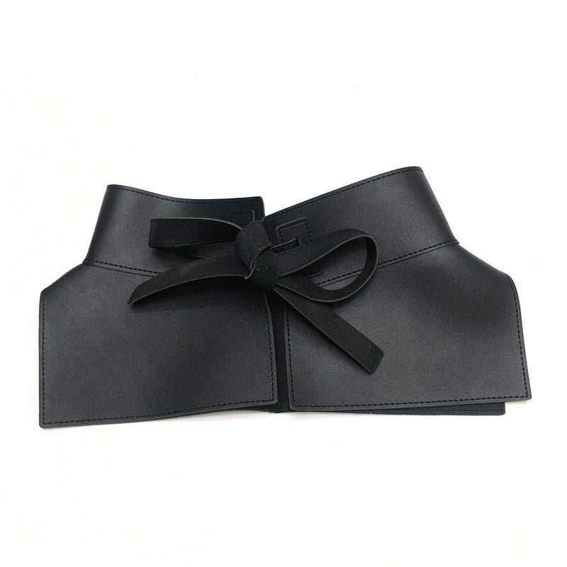 PU leather slim waistband, simple and ultra wide waistband, waist strap, personalized waistband