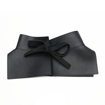PU leather slim waistband, simple and ultra wide waistband, waist strap, personalized waistband