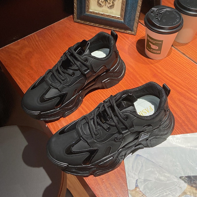Fashion New Korean Version Ins Thick Soled Shoes Female Students Casual Sports Shoes