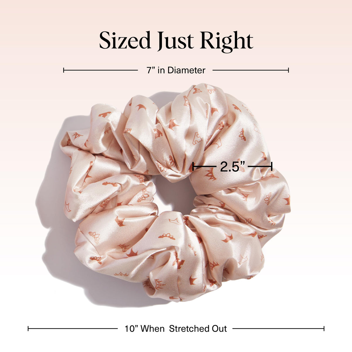 Kitsch Ultra-Petite Satin Scrunchies for Women - No Crease, Frizz-Free Sleep | Softer Than Silk Scrunchies Gentle On Hair Scrunchies for All Hair Types | Stylish Hair Accessories - Eucalyptus, 6pcs