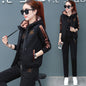 Women Suit Tracksuit Winter 3 Piece Set Hoodies+Vest+Pants Casual Suit Plus Velvet Warm Sporting Women's Suits Female Clothes