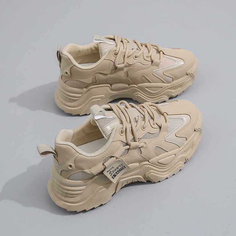 Fashion New Korean Version Ins Thick Soled Shoes Female Students Casual Sports Shoes