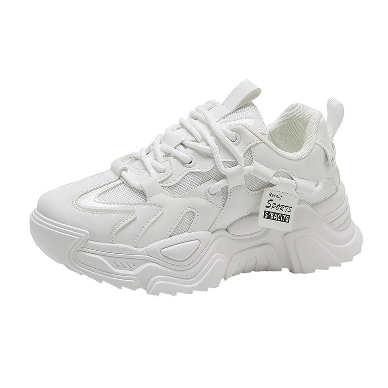 Fashion New Korean Version Ins Thick Soled Shoes Female Students Casual Sports Shoes