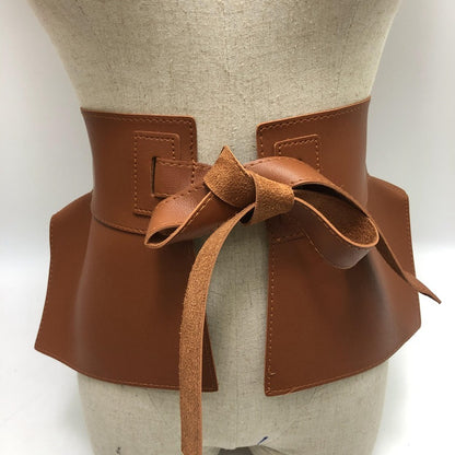 PU leather slim waistband, simple and ultra wide waistband, waist strap, personalized waistband