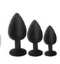 Rechargeable 10-Frequency Vibrating Anal Plug Set g-Spot Posterior Stimulation Silicone Male Masturbation Erotic Sex Toys
