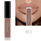 NICEFACE Matte Liquid Lipstick Waterproof Long Lasting Lip Gloss Tint Sexy Red Nude Purple Metallic Lipsticks Makeup Cosmetics