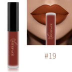 NICEFACE Matte Liquid Lipstick Waterproof Long Lasting Lip Gloss Tint Sexy Red Nude Purple Metallic Lipsticks Makeup Cosmetics