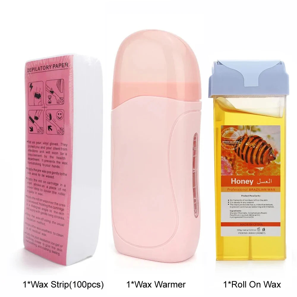 Roll-On Waxing Kit & Wax Options