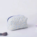 Floral Quilted Makeup Bag