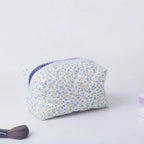 Floral Quilted Makeup Bag