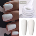 BORN PRETTY Jelly Nude Gel Nail Polish 10ml Light Pink Peach Translucent Color UV Light Cure Gel Varnish Nail Art DIY at Home