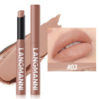 12 Color Matte Lipstick Non-Stick Cup Long-Lasting Velvet Finish Lipstick Pen  Smooth Matte Lip Color Waterproof Non-Fading