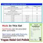 Mxsi 15ml Gel Nail Polish Neon Brown Royal Blue Red Green Pastal Nude Nail Art Varnish Gel Lacquer Top Coat UV Gel Nail Not Set
