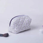 Floral Quilted Makeup Bag