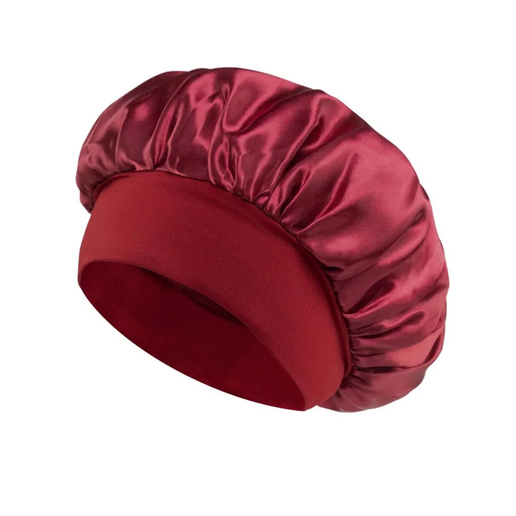 Satin-Lined Sleep Bonnet