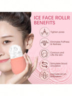 Silicone Ice Roller Massager for Face Eyes