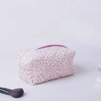Floral Quilted Makeup Bag