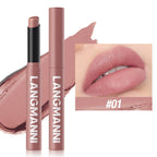12 Color Matte Lipstick Non-Stick Cup Long-Lasting Velvet Finish Lipstick Pen  Smooth Matte Lip Color Waterproof Non-Fading