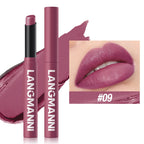 12 Color Matte Lipstick Non-Stick Cup Long-Lasting Velvet Finish Lipstick Pen  Smooth Matte Lip Color Waterproof Non-Fading