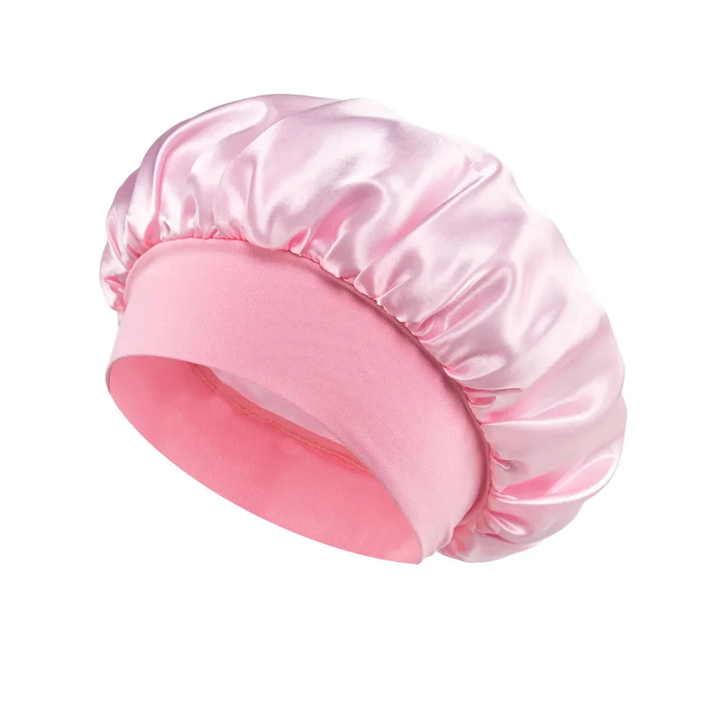 Satin-Lined Sleep Bonnet