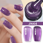 BORN PRETTY Jelly Nude Gel Nail Polish 10ml Light Pink Peach Translucent Color UV Light Cure Gel Varnish Nail Art DIY at Home