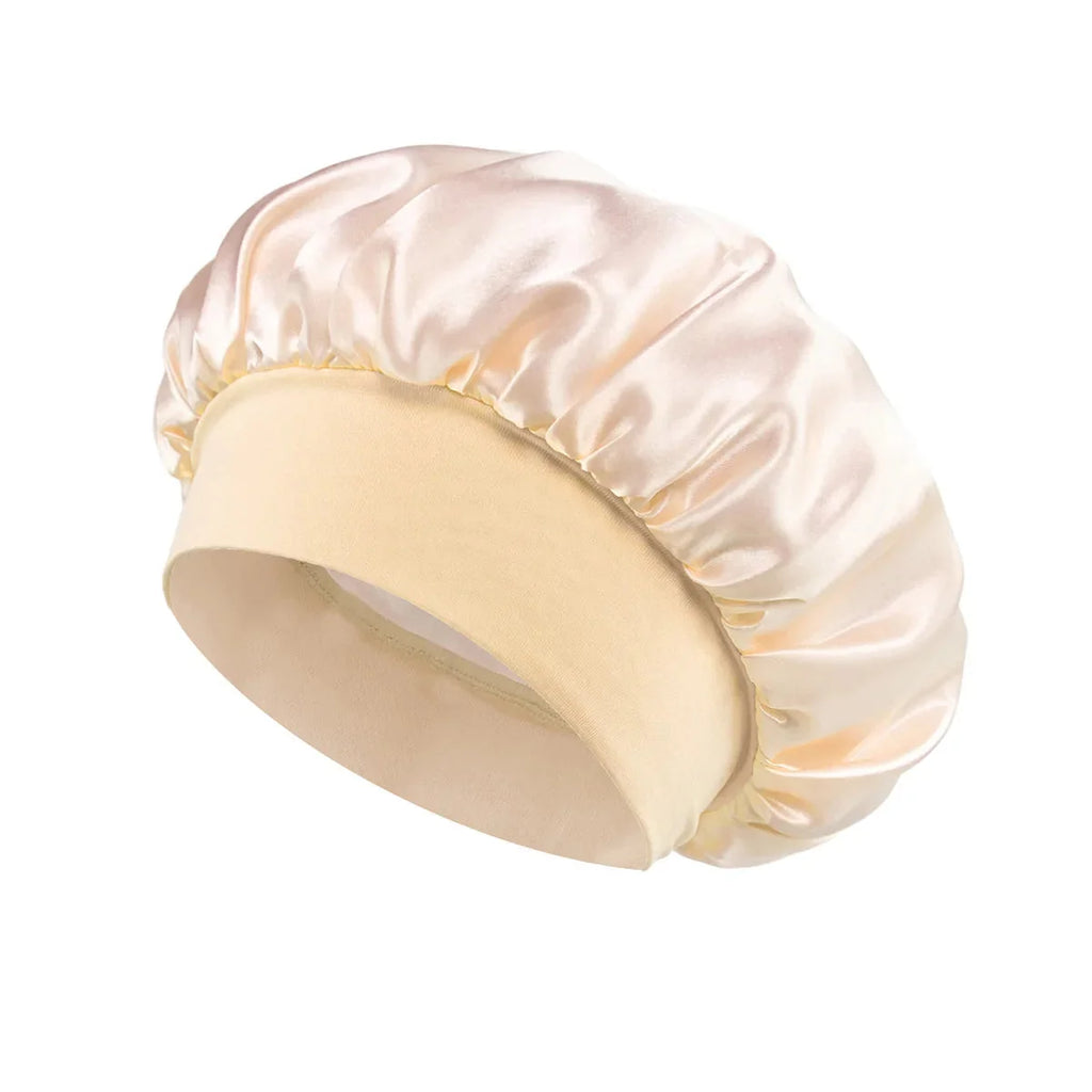 Satin-Lined Sleep Bonnet