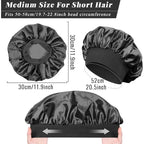 Satin-Lined Sleep Bonnet