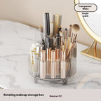 Cosmetics Storage Box Large Capacity Rotatable Dresser Table Lipstick Skin Care Products Transparent Rack Acrylic