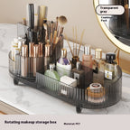 Cosmetics Storage Box Large Capacity Rotatable Dresser Table Lipstick Skin Care Products Transparent Rack Acrylic