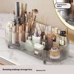Cosmetics Storage Box Large Capacity Rotatable Dresser Table Lipstick Skin Care Products Transparent Rack Acrylic