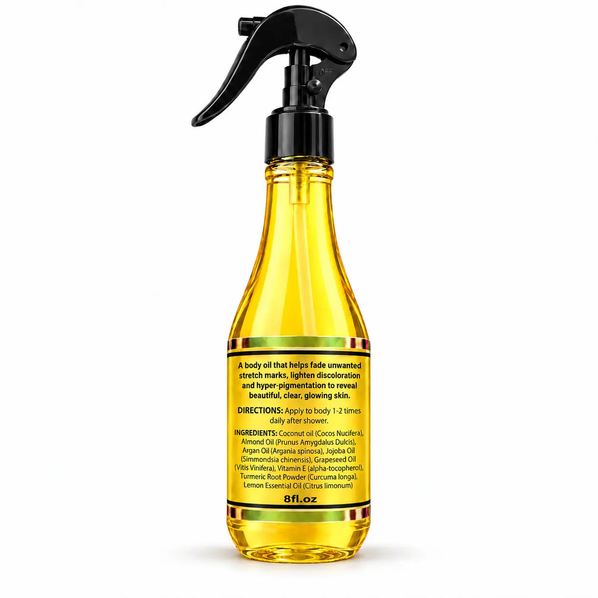 Lulu's Holistics Lemon Turmeric Radiance Conditioning Body Oil (8oz)