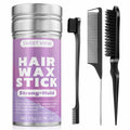 SWEET VIEW Hair Wax Stick & Brush Lavender Scent Hair Tamer Pomade Kids