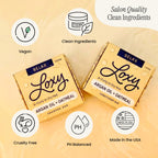 RELAX: Moisturizing Shampoo Bar & Conditioner Bar for dry, frizzy or curly hair with Argan Oil & Oatmeal