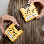 RELAX: Moisturizing Shampoo Bar & Conditioner Bar for dry, frizzy or curly hair with Argan Oil & Oatmeal