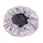 Women's Double Layer Reversible Silky Satin Headscarf Sleeping Bonnet Hat Headband