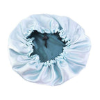 Women's Double Layer Reversible Silky Satin Headscarf Sleeping Bonnet Hat Headband