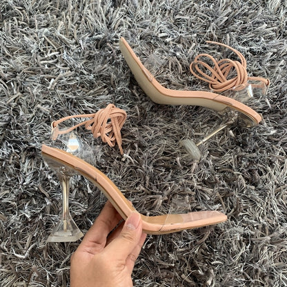 Women Pumps Ankle Cross Strap Sandals