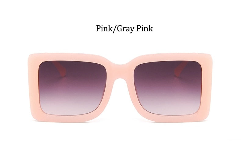 Brand Square Sunglasses Woman Oversized Black Style Shades For Women Big Frame Fashion Sunglasses Female UV400 Glasses